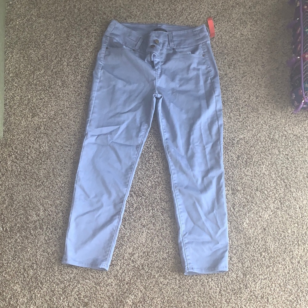 Stonewash Viper Skinny Crop Pants